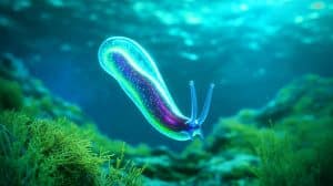 « Une limace de mer au look alien observée au Royaume-Uni » : une découverte inédite qui intrigue biologistes et plongeurs Illustration de la diversité et de la complexité de la vie marine à travers l'art et la recherche scientifique.