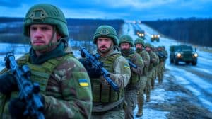 « Deux brigades fantômes rejoignent l’Ukraine » : une stratégie secrète pour piéger les forces russes sur le front Illustration de la résistance ukrainienne face à l'avancée des forces russes.