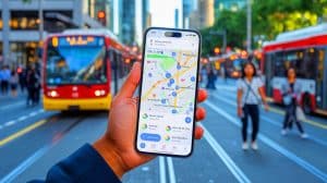 « Après des années d’attente, Google Maps le fait enfin » : une mise à jour change tout pour les usagers des transports Illustration de la nouvelle fonctionnalité de Google Maps facilitant la navigation pour les utilisateurs de transports en commun.