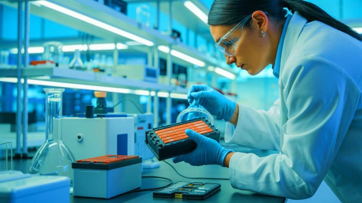 « Un procédé américain recycle les batteries usées » : du lithium pur extrait pour révolutionner l’industrie des véhicules électriques Illustration de la nouvelle méthode de recyclage des anodes en lithium développée par le Worcester Polytechnic Institute.