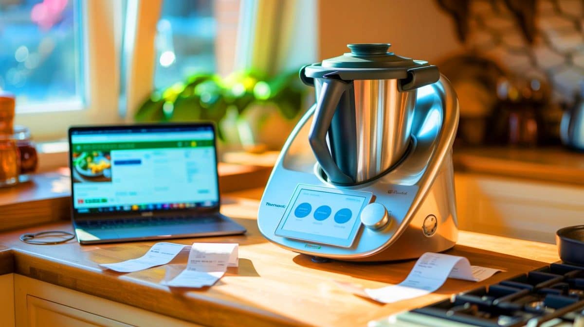 Illustration de l'achat risqué d'un Thermomix d'occasion.