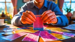 Illustration de l'attrait des jeux à gratter en 2025 avec des taux de retour améliorés et des opportunités financières.