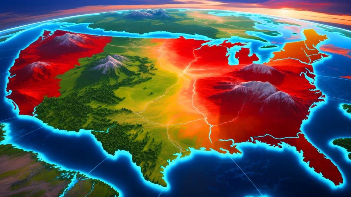 « L’Amérique s’empare d’un million de km² » : une manœuvre territoriale qui bouleverse l’équilibre géopolitique mondial Illustration de l'expansion hypothétique des États-Unis et ses implications géopolitiques et environnementales.