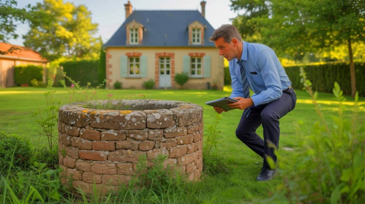 Illustration de la déclaration obligatoire d'un puits domestique à la mairie.