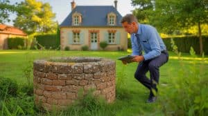 « Comment savoir si votre puits d’eau est bien déclaré » : une vérification méconnue que beaucoup de propriétaires oublient de faire Illustration de la déclaration obligatoire d'un puits domestique à la mairie.