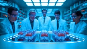 « Des robots créés à partir de cellules humaines » : les AggreBots ouvrent une ère révolutionnaire pour la médecine du futur Illustration de biobots innovants conçus à partir de cellules pulmonaires humaines pour des applications thérapeutiques.