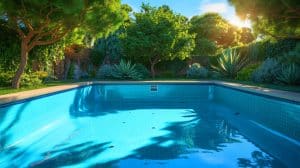 « Remplir sa piscine malgré les restrictions » : comment certains Français contournent discrètement les règles d’eau potable Illustration de la vérification des restrictions d'eau pour le remplissage des piscines privées en période de sécheresse.