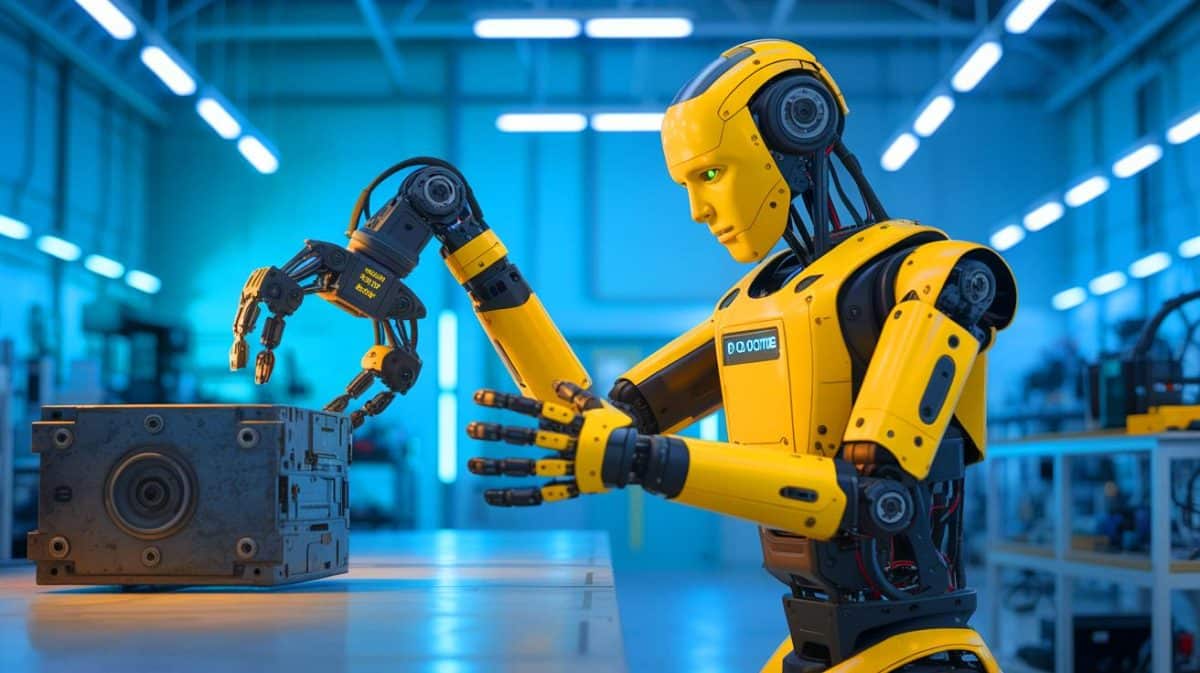 « Le robot humanoïde de Boston Dynamics a de nouvelles mains » : une prouesse mécanique capable de soulever des charges colossales Illustration de la nouvelle pince à trois doigts du robot Atlas de Boston Dynamics.