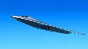 « Un nouveau chasseur furtif chinois fait sensation » : l’avion tactique qui pourrait redéfinir la puissance aérienne mondiale Illustration de l'avion furtif chinois de nouvelle génération en phase de test.