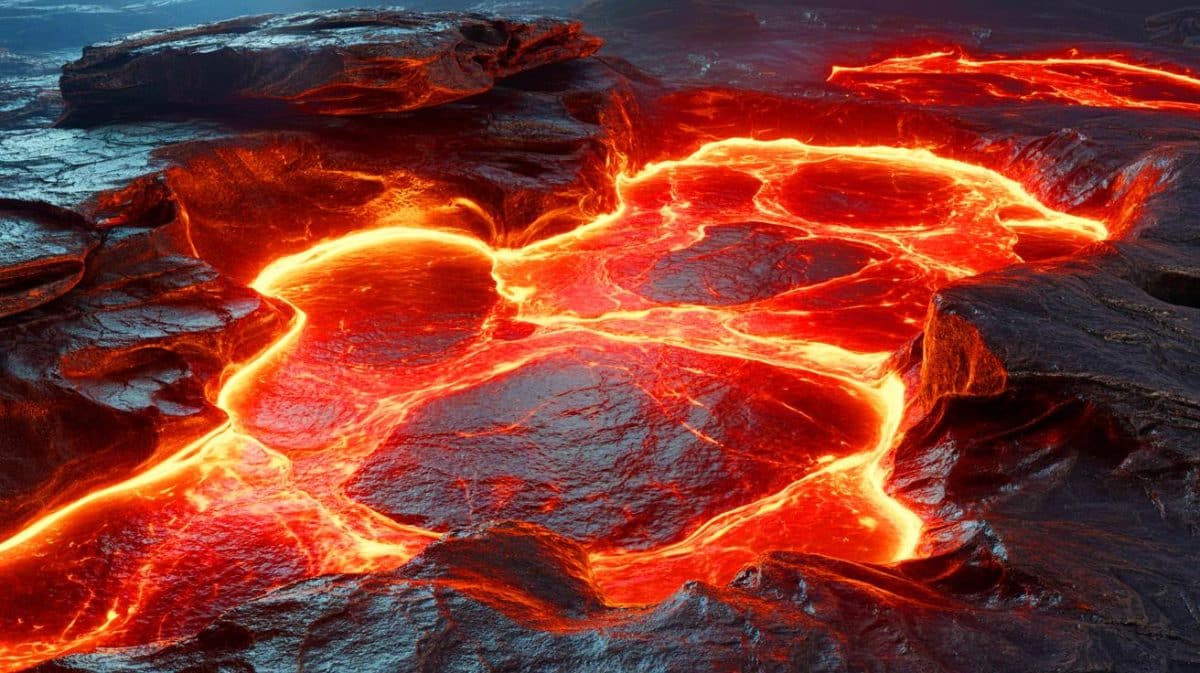 « Les scientifiques révèlent un scénario inédit » : sous la surface, la chaleur du manteau terrestre augmente à un rythme inquiétant Illustration de la formation d’un océan de magma basal sous la surface de la Terre.