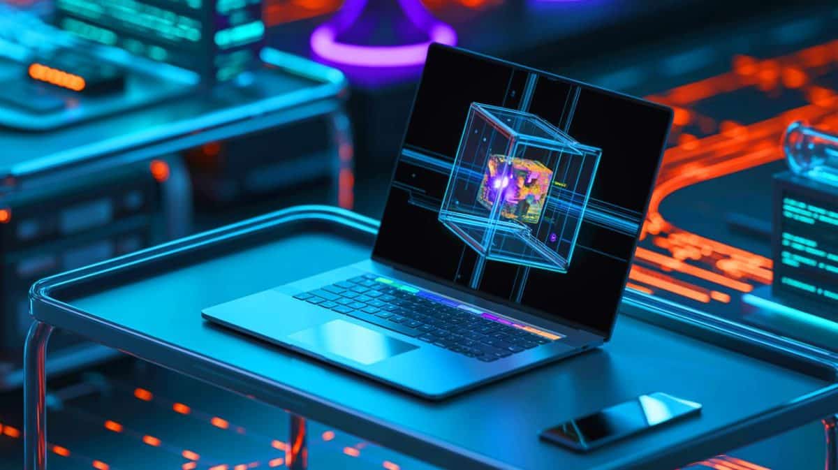 « Un ordinateur portable rivalise avec un supercalculateur quantique » : la percée scientifique qui bouleverse le monde de la physique Illustration de l'interaction complexe des particules quantiques résolue grâce à une méthode simplifiée sur ordinateur portable.
