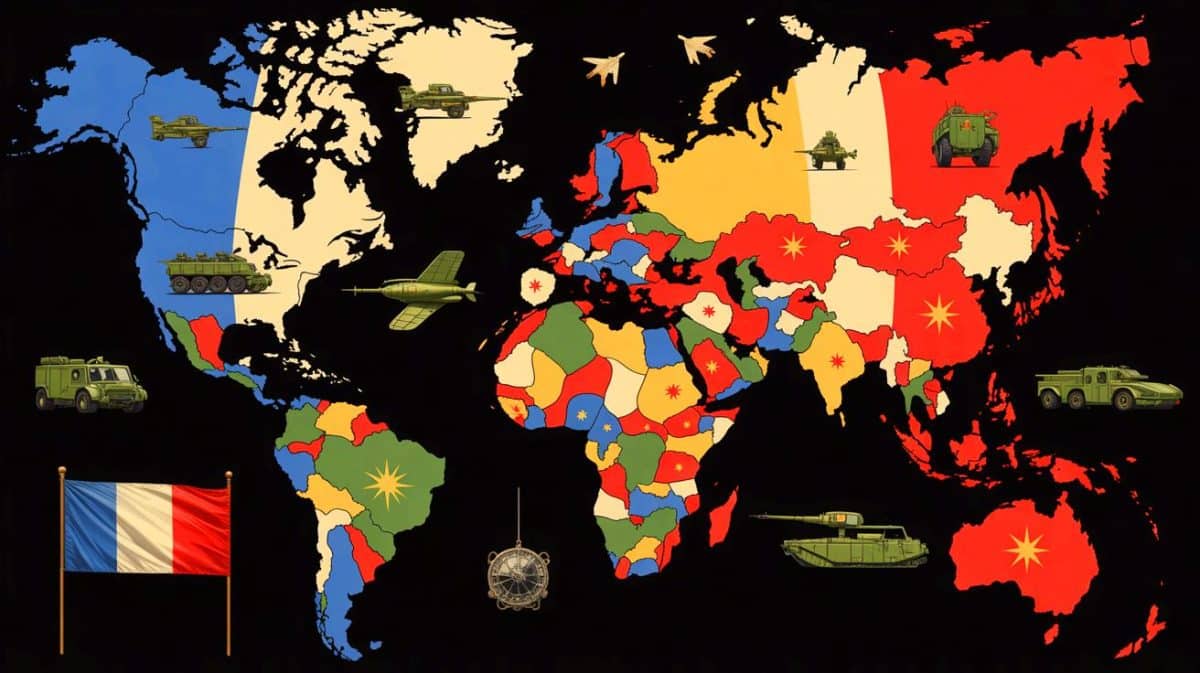Illustration de la dynamique des puissances militaires mondiales en 2024 selon le rapport Global Firepower.