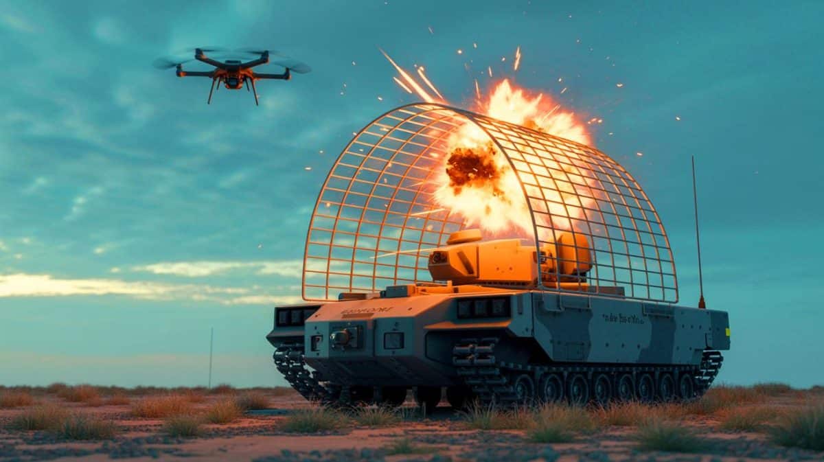 « Washington déploie 1 500 blindés anti-drones » : un signal fort adressé à Moscou et Pékin face à la guerre des drones Illustration de la modernisation des véhicules blindés américains pour contrer les menaces de drones.