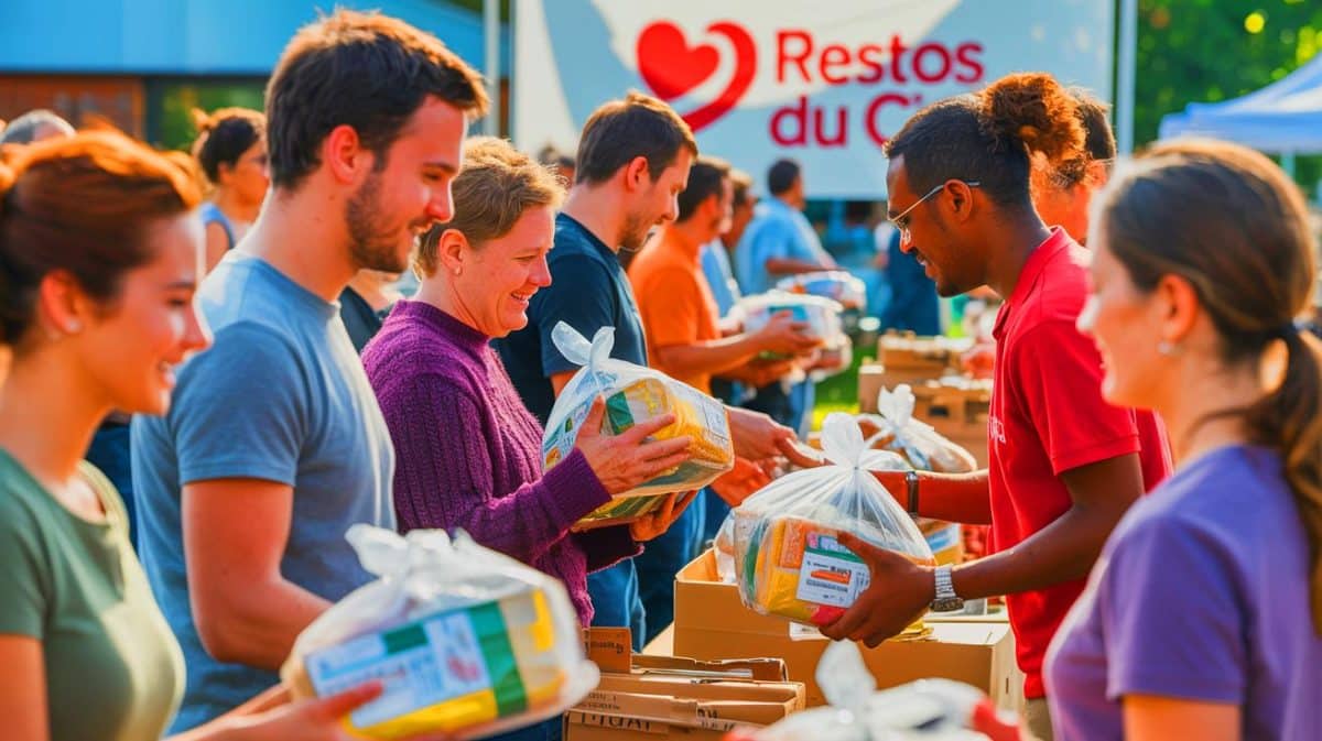 Éligibilité aux Restos du Cœur : découvrez comment cette campagne peut transformer votre quotidien en période difficile Illustration de la 41e campagne d'hiver des Restos du Cœur face à la précarité alimentaire en France.