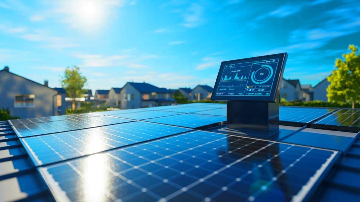 Ensol révolutionne l’autoconsommation électrique avec un pilotage intelligent : vers une gestion énergétique plus humaine et efficace Illustration de l'autoconsommation solaire optimisée par le pilotage intelligent d'Ensol.