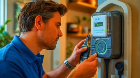 Illustration de l'intensification des contrôles des compteurs Linky par Enedis pour lutter contre les fraudes énergétiques.