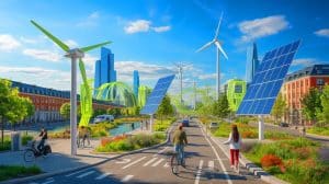L’Europe fixe ses ambitions climatiques pour 2040 : quel impact sur notre quotidien avant la COP30 ? Illustration de l'engagement de l'Union européenne pour réduire les émissions de gaz à effet de serre d'ici 2040.
