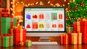 Achats en ligne : astuces simples pour économiser sur vos cadeaux de Noël et alléger votre budget familial Illustration de l'optimisation des achats en ligne pour les cadeaux de Noël.