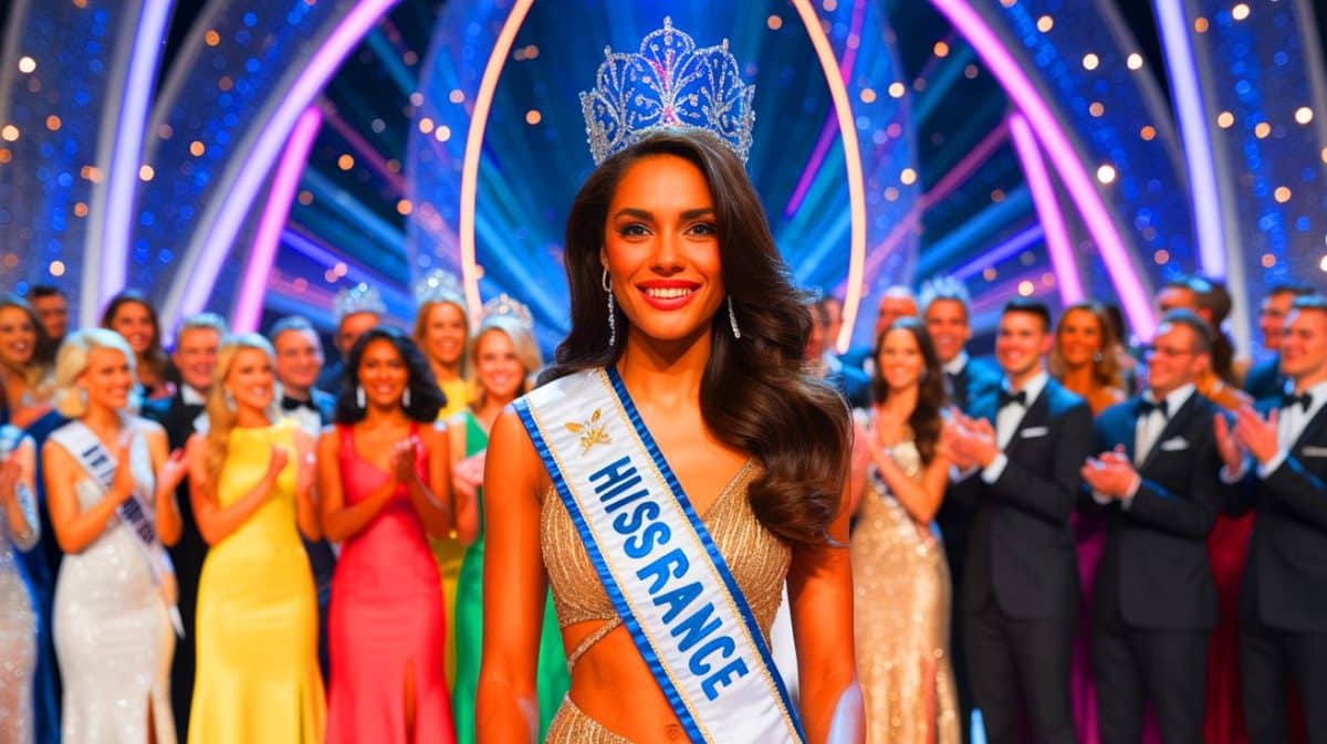Hinaupoko Devèze : quels avantages et récompenses pour la nouvelle Miss France 2026 ? Illustration de l'élection de Hinaupoko Devèze en tant que Miss France 2026.