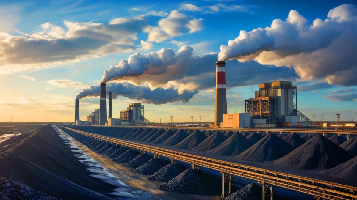 La consommation de charbon : un pic historique en 2025 qui questionne notre avenir énergétique et environnemental Illustration de la consommation mondiale de charbon atteignant un record historique en 2025.