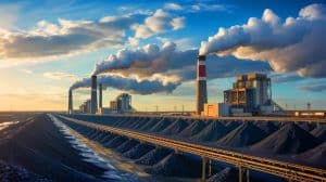 La consommation de charbon : un pic historique en 2025 qui questionne notre avenir énergétique et environnemental Illustration de la consommation mondiale de charbon atteignant un record historique en 2025.