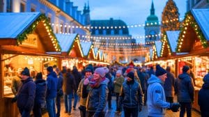 Sécurité renforcée : découvrez comment vos marchés de Noël s’adaptent face à la menace terroriste croissante Illustration de la sécurisation renforcée des marchés de Noël face à la menace terroriste.